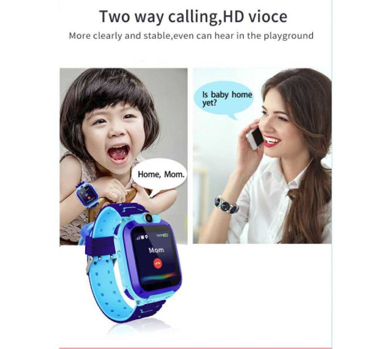 Водоустойчив детски 2G смарт часовник с вградена камера