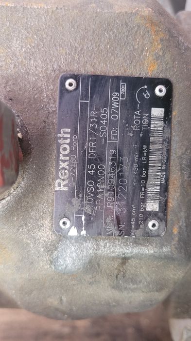 motor trifazic cu pompa hidraulica cu pistoane presiune mare