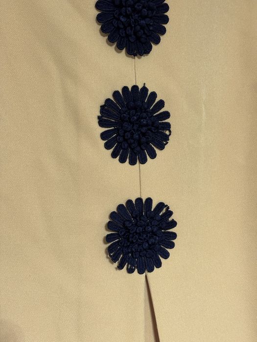 Платье турецкое до колени желтое