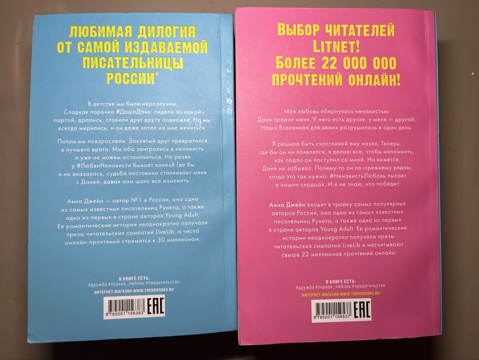 Книги Анны Джейн