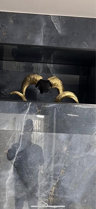 Vand trofeu berbec de munte decoratie cadou unic craciun