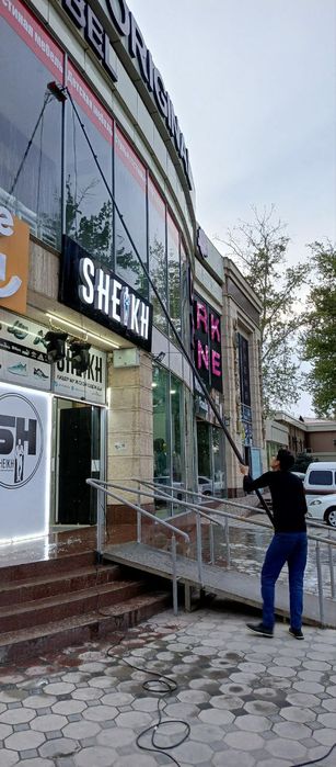 Fasad moyka bruschatka yuvish oyna yuvish oyna tozalash fasad tozalash