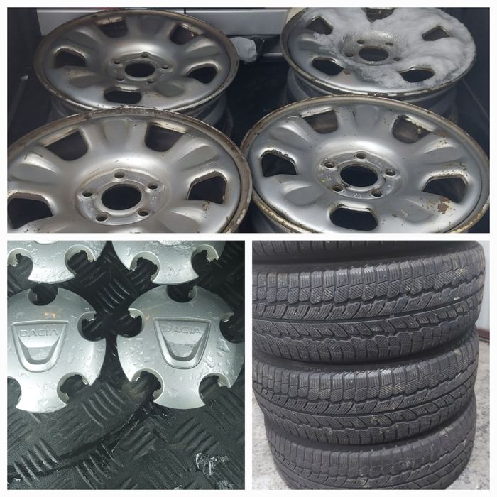 JANTE DACIA DUSTER * Originale * Set Complet de Iarnă * 215 / 65 / 16