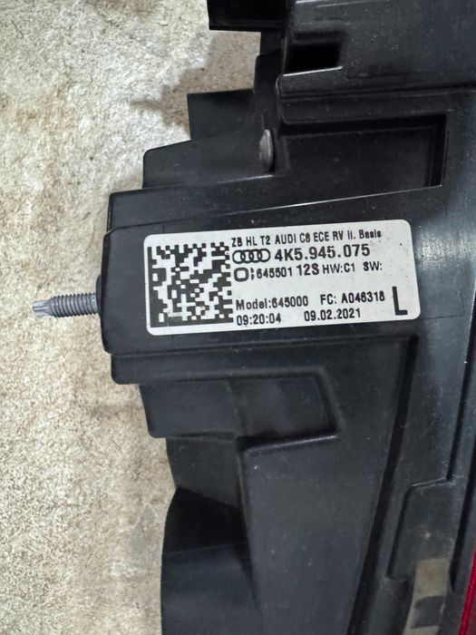 Stopuri LED A6 C8 4K5945075 4K5945076 4K5945069 4K5945070