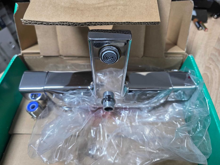 Hansgrohe Ecostat E - Baterie termostatată cadă, crom 15774000