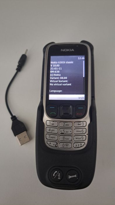 Nokia 6303i classic + suport auto original – stare bună