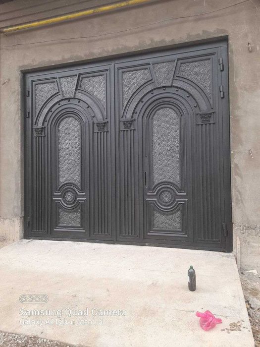 Металлические ворота, Железные ворота Двери для подьезда Temir darvoza