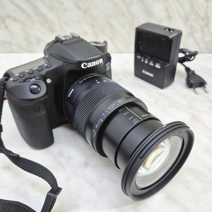 Aparat foto DSLR Canon EOS 70D +Obiectiv Sigma 17-70mm f/2.8-4 Zeus Amanet Militari 36770
