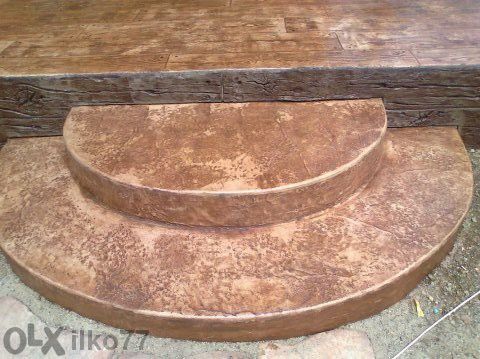 Щампован бетон, подова настилка