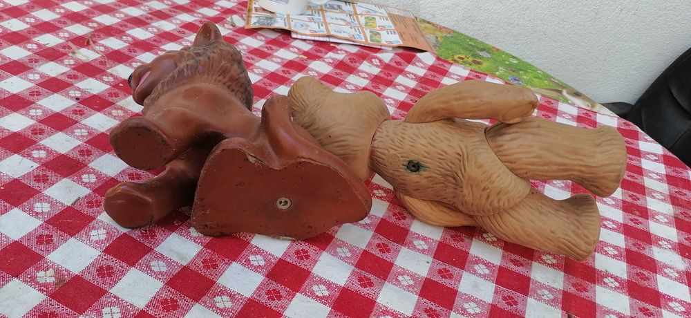 papusi jucarii aradeanca leu  si  urs in stare  buna 180lei