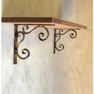 Конзоли , ъгли и стойки за рафтове мивки и етажерки от ковано желязо