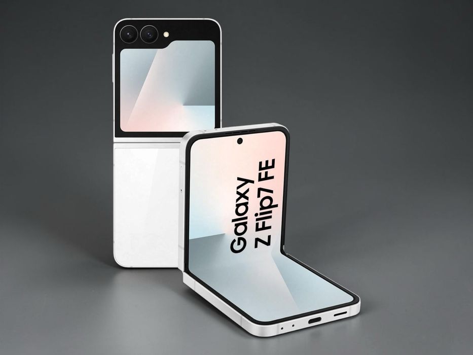 НОВ! Samsung Galaxy Z Flip 7 FE 5G 256GB White / Black 2г. Гаранция!