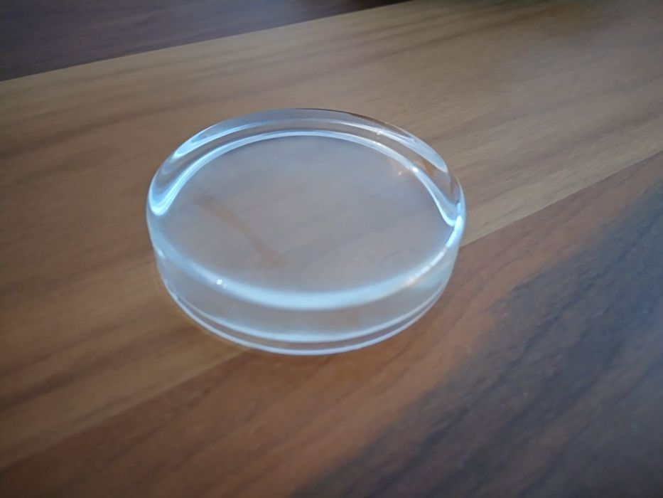 Оригинален цилиндричен стъклен предмет от Италия