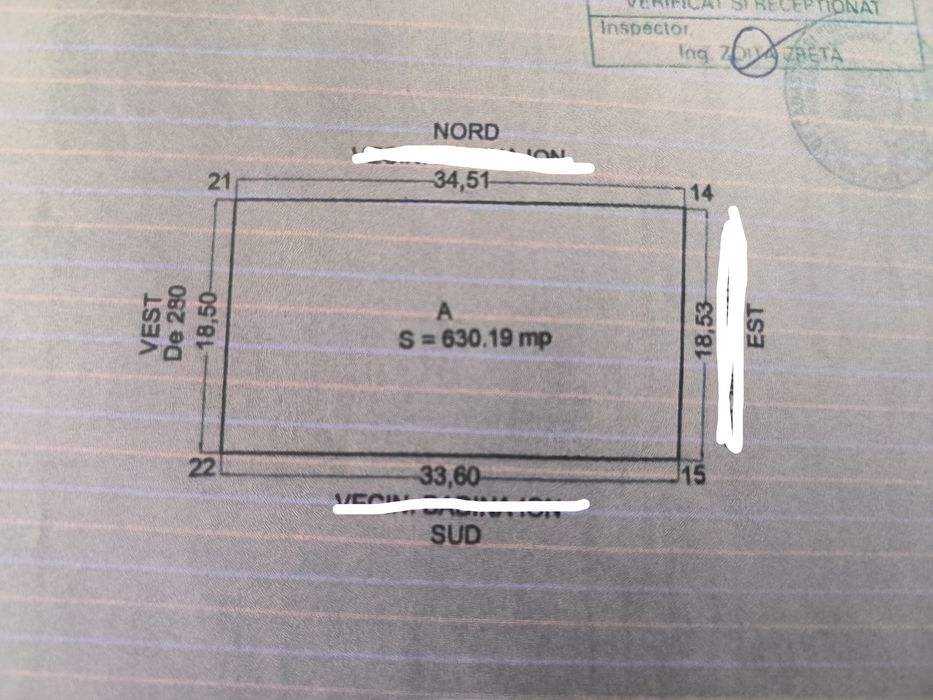 Teren Legmas Navodari 650 mp 3 strazi de acces