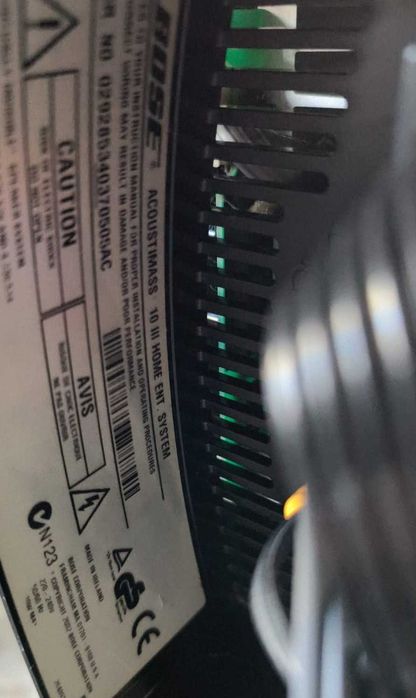 Bose Acoustimass 10 seria III Home Cinema stative Vogel,s cu statie Denon AVR 2803 receiver 7.1 made in Japan amplificator