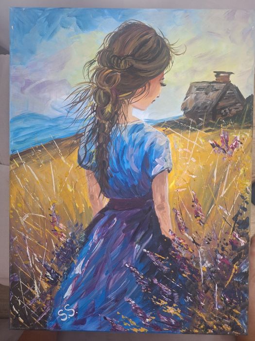 Продавам картини ,нарисувани с акрилна боя!Продават се без рамка!