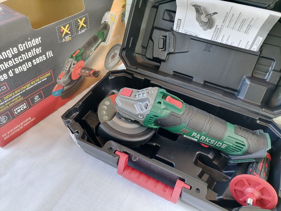 Нов Акумулаторен Ъглошлайф Флекс PARKSIDE 20V Германия