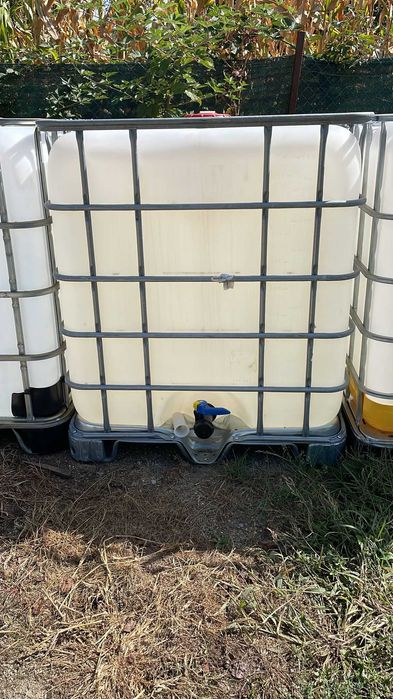 Rezervor butoi recipient cub bazin plastic ibc 600 1000l fosa septică