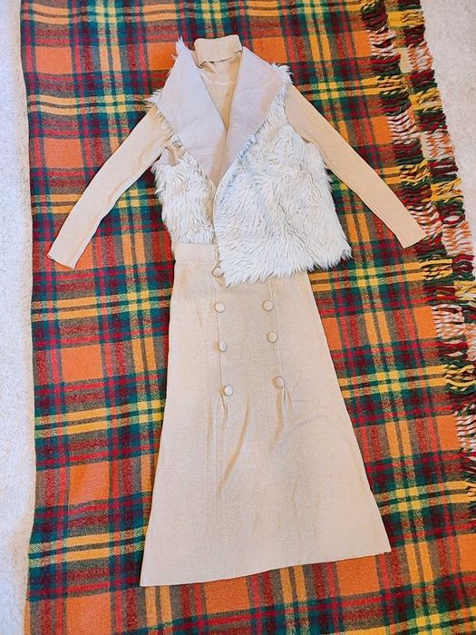 жилет Mango меховой