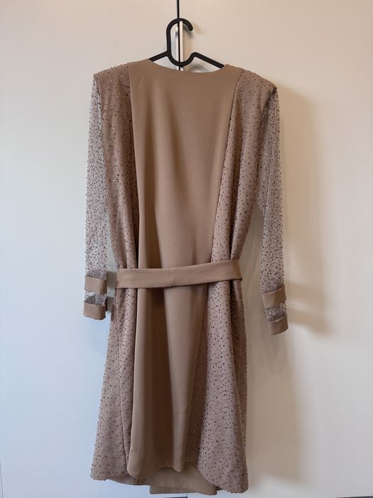 Rochie eleganta nude 42-44