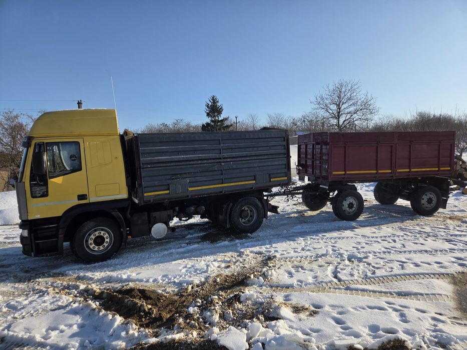 Iveco Magirus + remorca auto basculabila