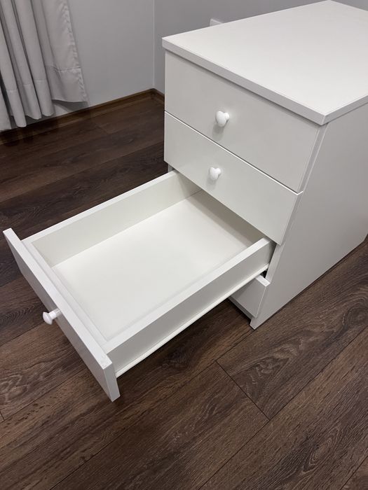 Бял контейнер ПДЧ 4 чекмеджета