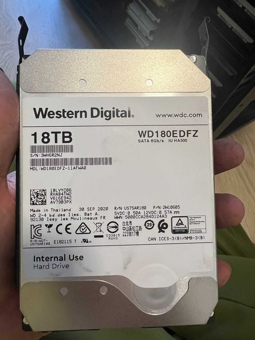 Western Digital WD180EDFZ-11AFWA0 18TB - 6