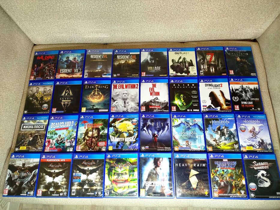 Диски Playstation 4 игры ps4