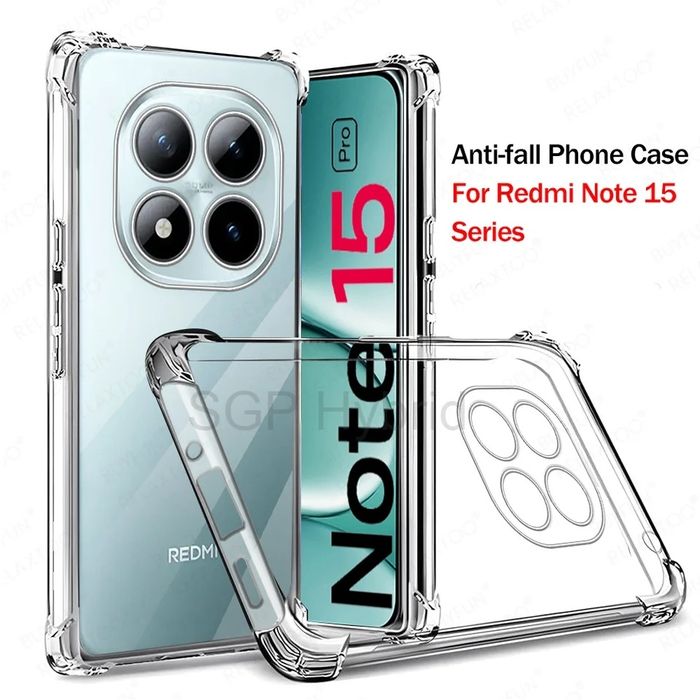 Xiaomi Redmi Note 15 Pro / 15 Pro+ / Силиконов кейс с камера протектор