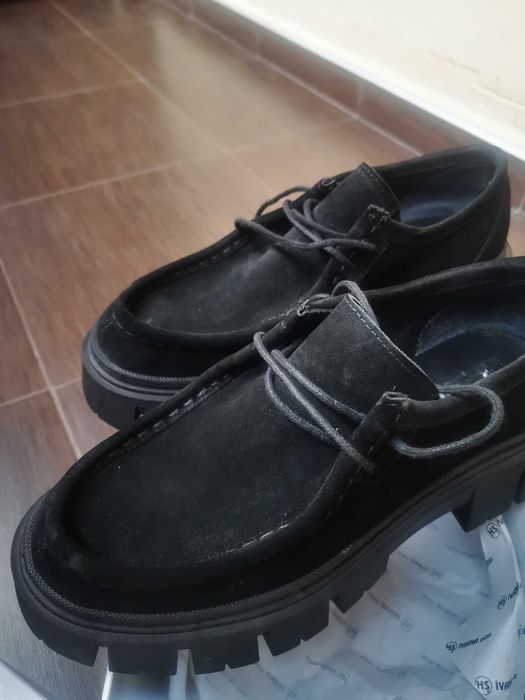 Обувки естествен велур 37 номер