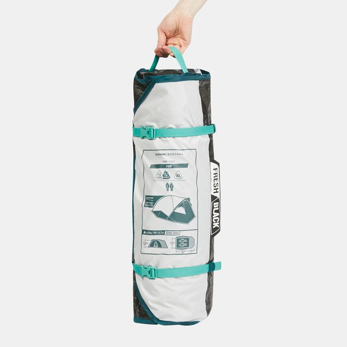 Cort de camping 2 locuri, Mh100 Xl Fresh - produs resigilat Decathlon