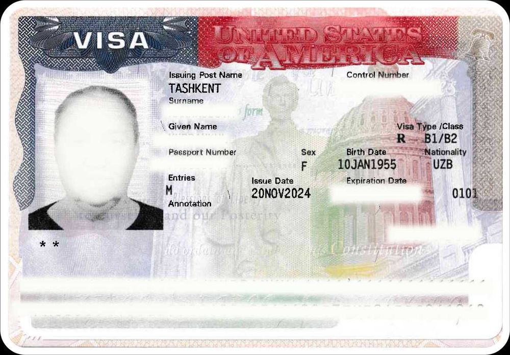 Amerika Multi sayohat vizalari (B1 B2)