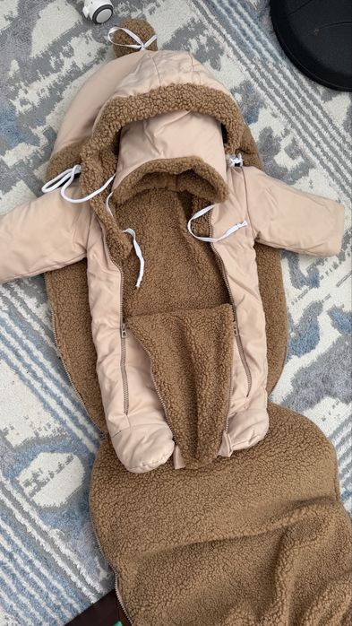 Для новорожденным конверт, куртка