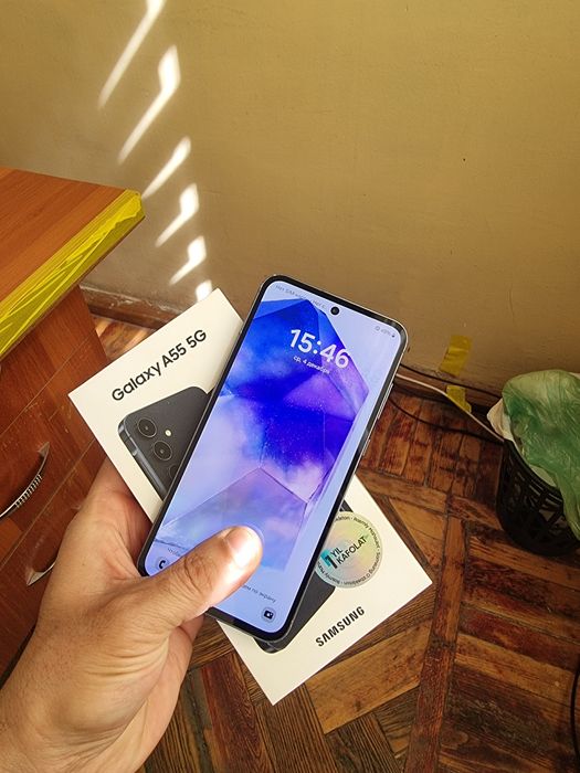 Samsung A55 5G 8/128gb(2025)iwlawi zur aybi yuq tozza telefon