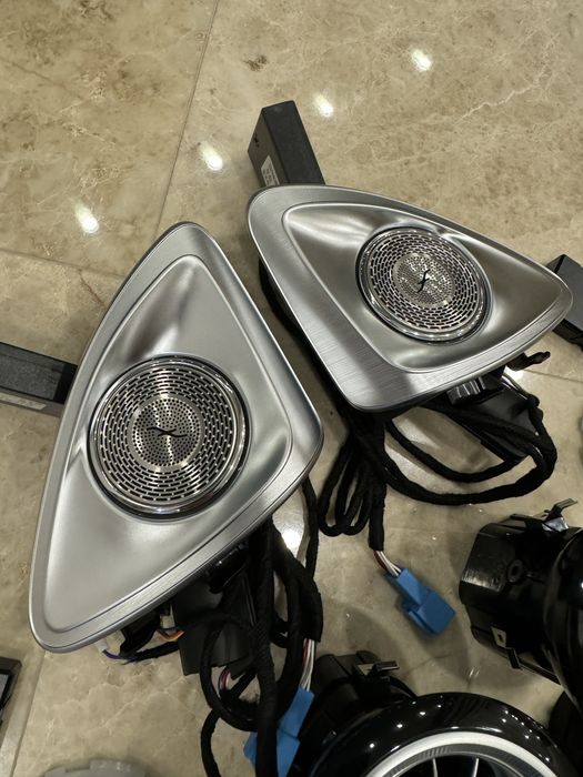 Set lumini ambimetale ventilatie Burmester Mercedes W205 W213 4D