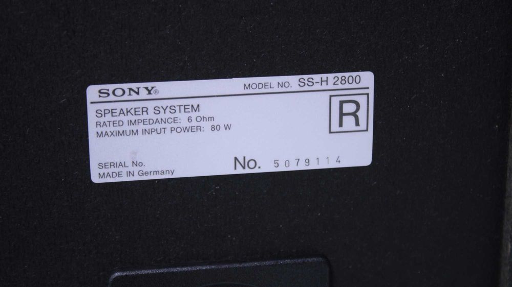 Boxe raft Sony,2x80W,6Ohm.