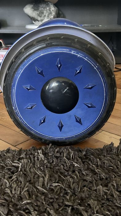 HoverBoard  OiO 10,5", roti mari pneumatice, albastru, 69x29x29cm