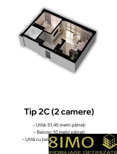 Apartamente 2 camere ultracentral Falticeni – Vesta Central Bloc 2 – d