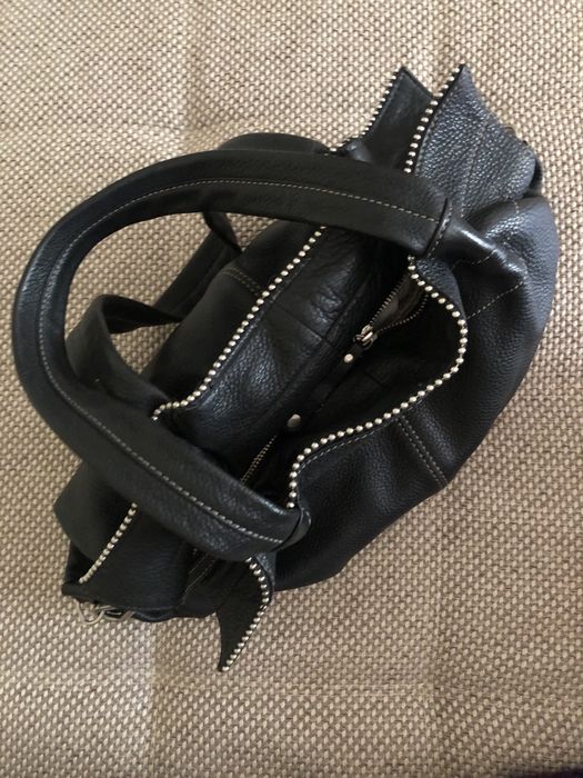 Сумка кожа чёрная