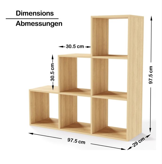 MIADOMODO® Стълбищен рафт