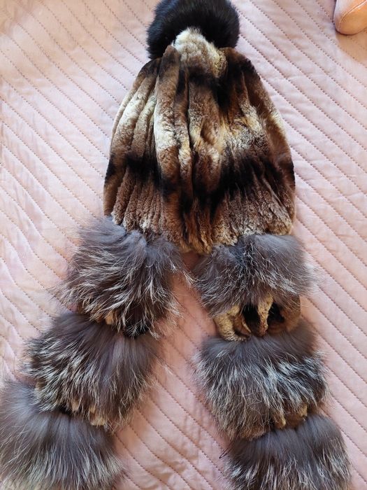 Шапка натуральный мех