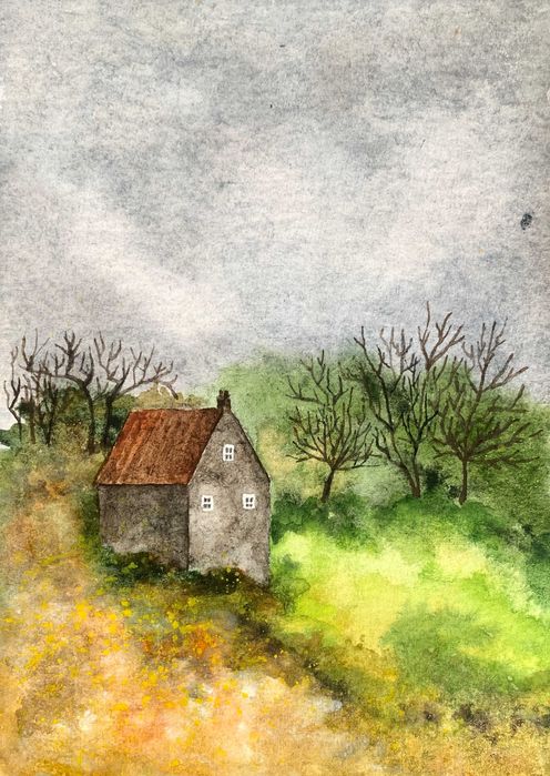 Акварели, малки размери, оригинали, уникати