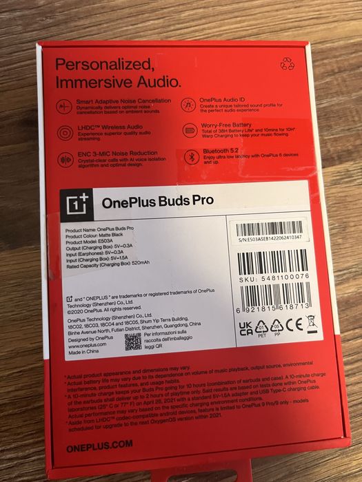 Слушалки OnePlus Buds Pro E503A