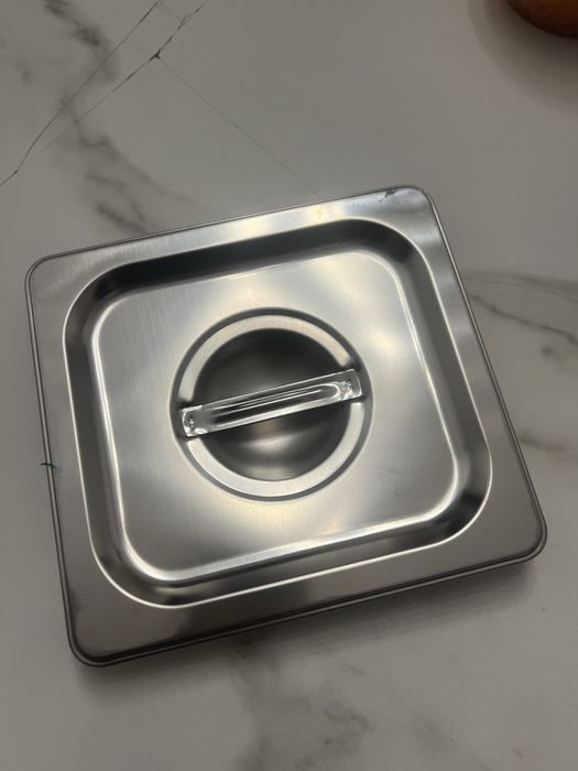 Крышка для гастроемкости GN1/6 нерж.сталь