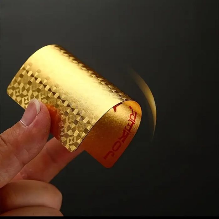 Cărți de joc Deluxe, Gold Edition Cărți de joc Casino Waterproof