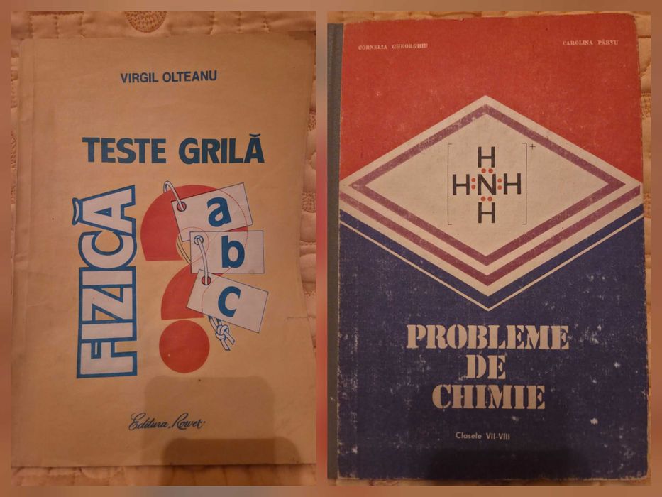 Materiale didactice (fizică, istorie, chimie, matematică)