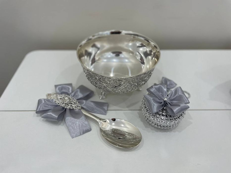 Мельхиоровый Набор деревянный Набор