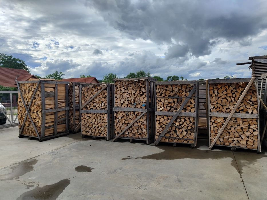 Lemn foc crapat si paletizat