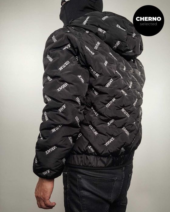 Пухено яке VERSACE JEANS COUTURE Logo-Print Puffer – Резервирано