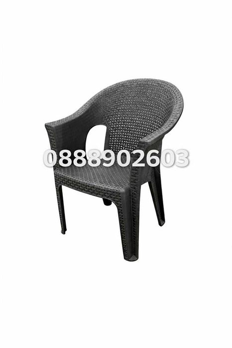 Градински комплект „Хобби“ със сгъваема маса и 6 стола